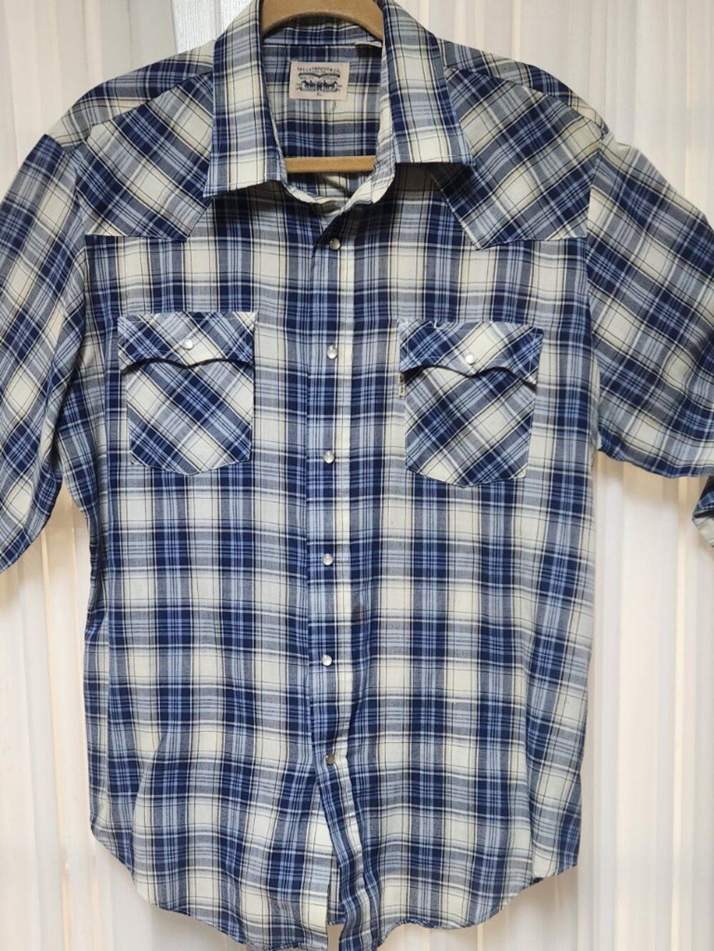 Levi's Strauss Men's Western Shirt Size XL Western Style
